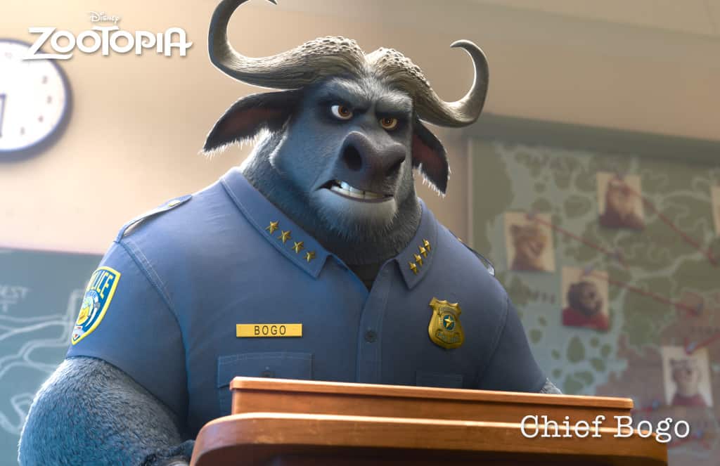 Zootopia Review, Zootopia Free Printable, Chief Bogo