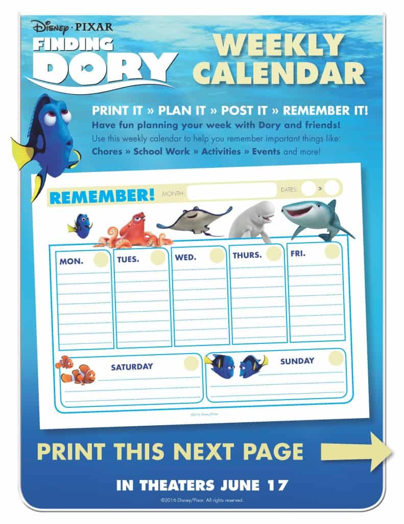 Finding Dory Free Printable. Finding Dory games, Finding Dory free printables, Finding Dory Activities