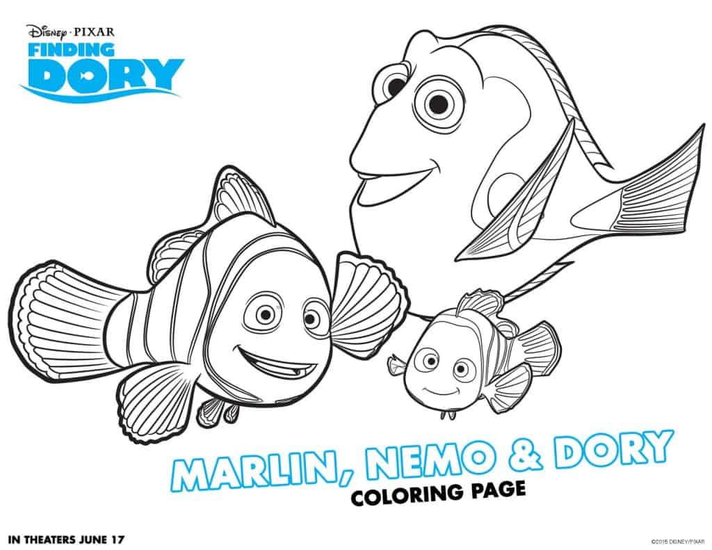 Finding Dory Free Printable Activities, Finding Dory Coloring Pages, Finding Dory Free Download, Finding Dory