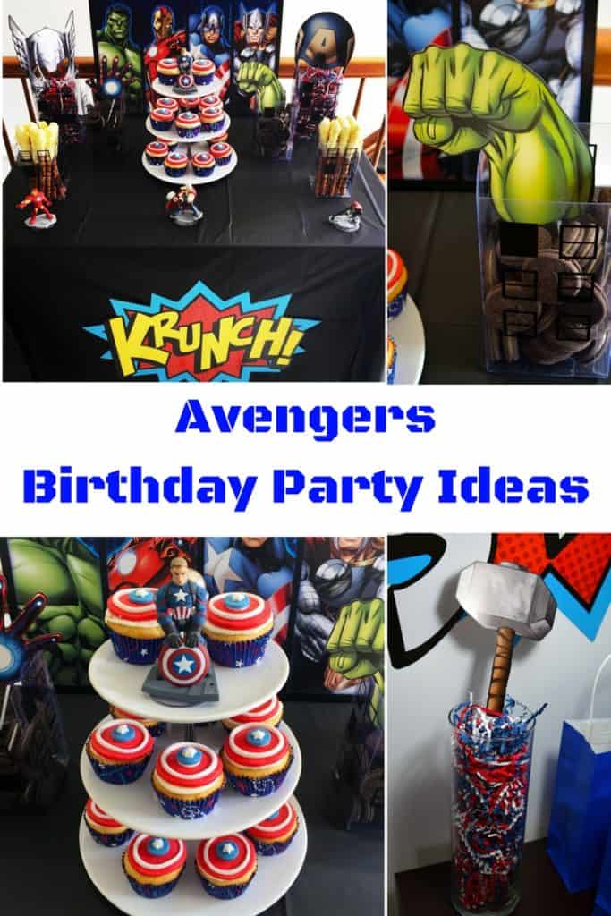 Avengers Birthday Party Ideas, Avengers Birthday Party, Avengers Party ideas, Captain America Birthday Party