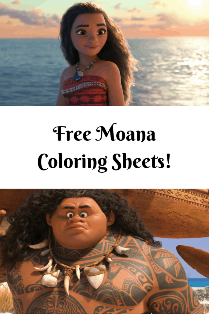 Free Moana Coloring Sheets
