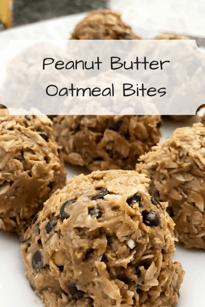 Peanut Butter Oatmeal Bites