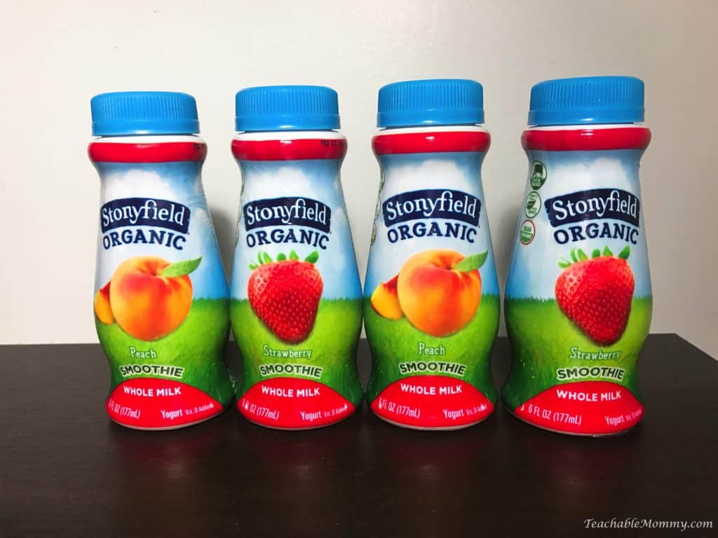 Delicious New Stonyfield Whole Milk Smoothies