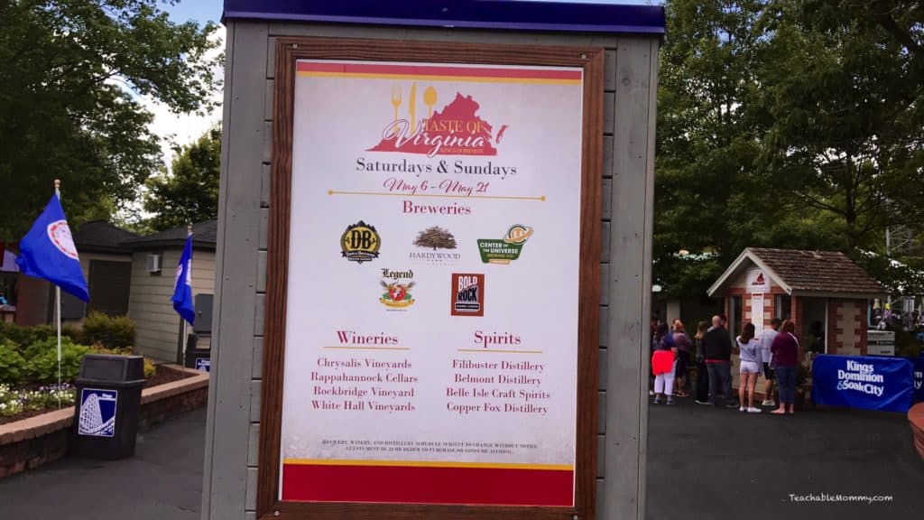 Kings Dominion Taste of Virginia