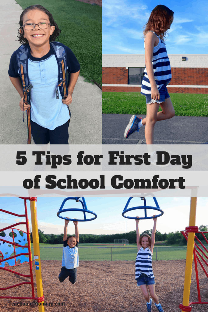 5 Tips for First Day of School Comfort