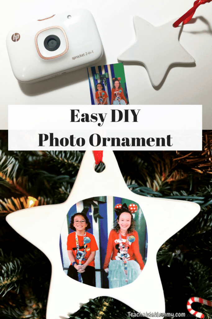 Easy DIY Photo Ornament Crafty Gift Ideas