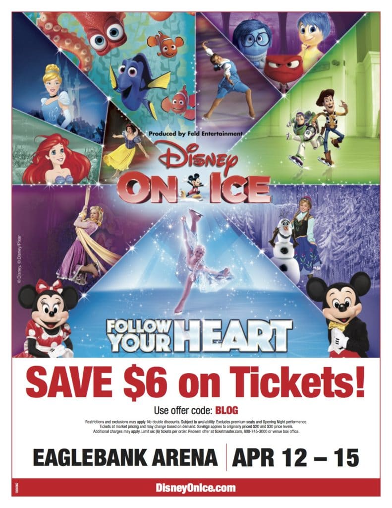 Disney On Ice Presents Follow Your Heart Giveaway