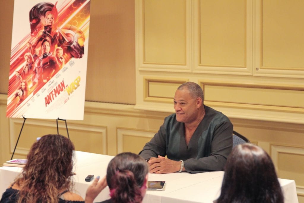 Ant-Man and The Wasp Laurence Fishburne Interview