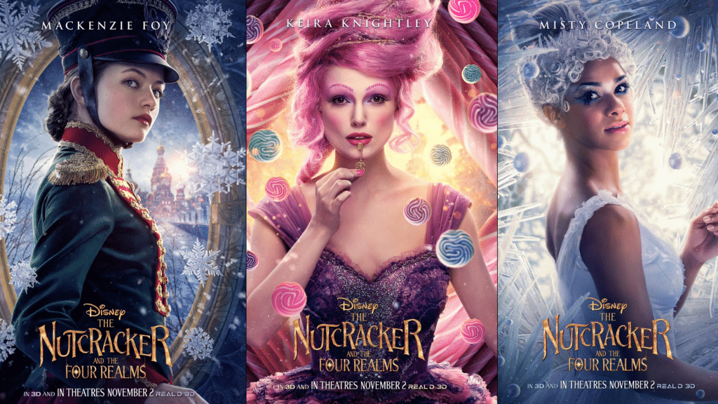 The Nutcracker and The Four Realms Character Posters