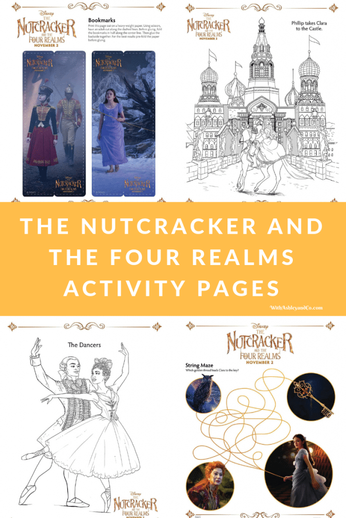 The Nutcracker and The Four Realms Activity Pages
