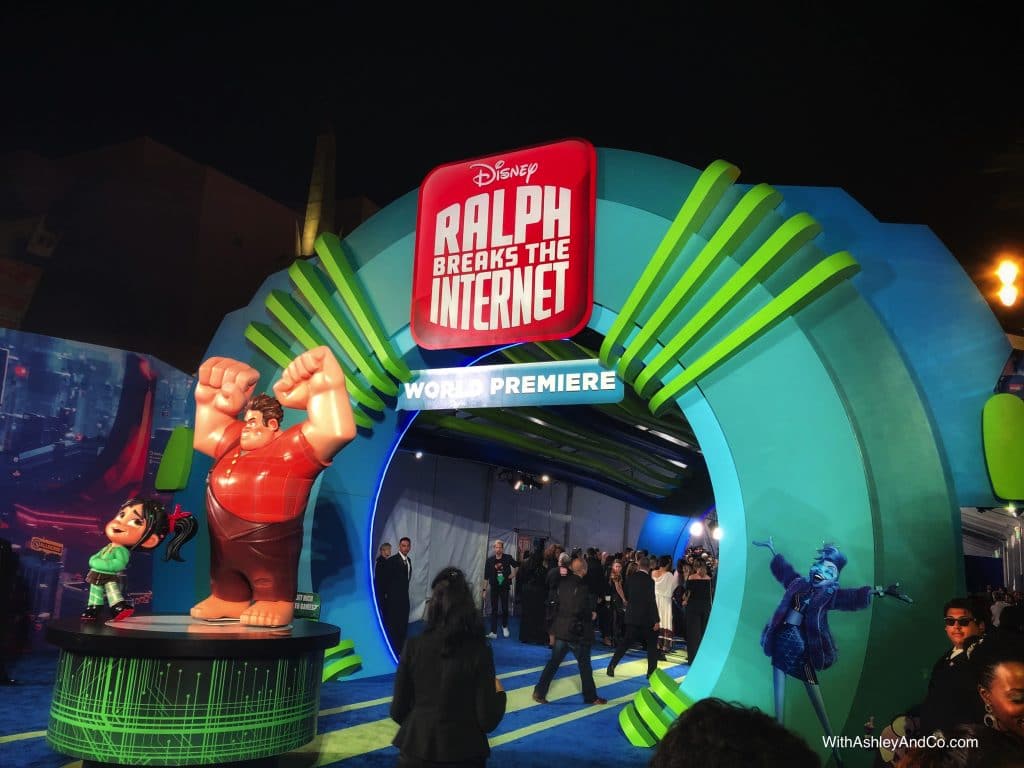 Walking the Red Carpet For Ralph Breaks The Internet