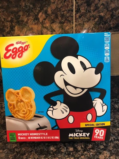 DIY Mickey Mouse Waffle Breakfast