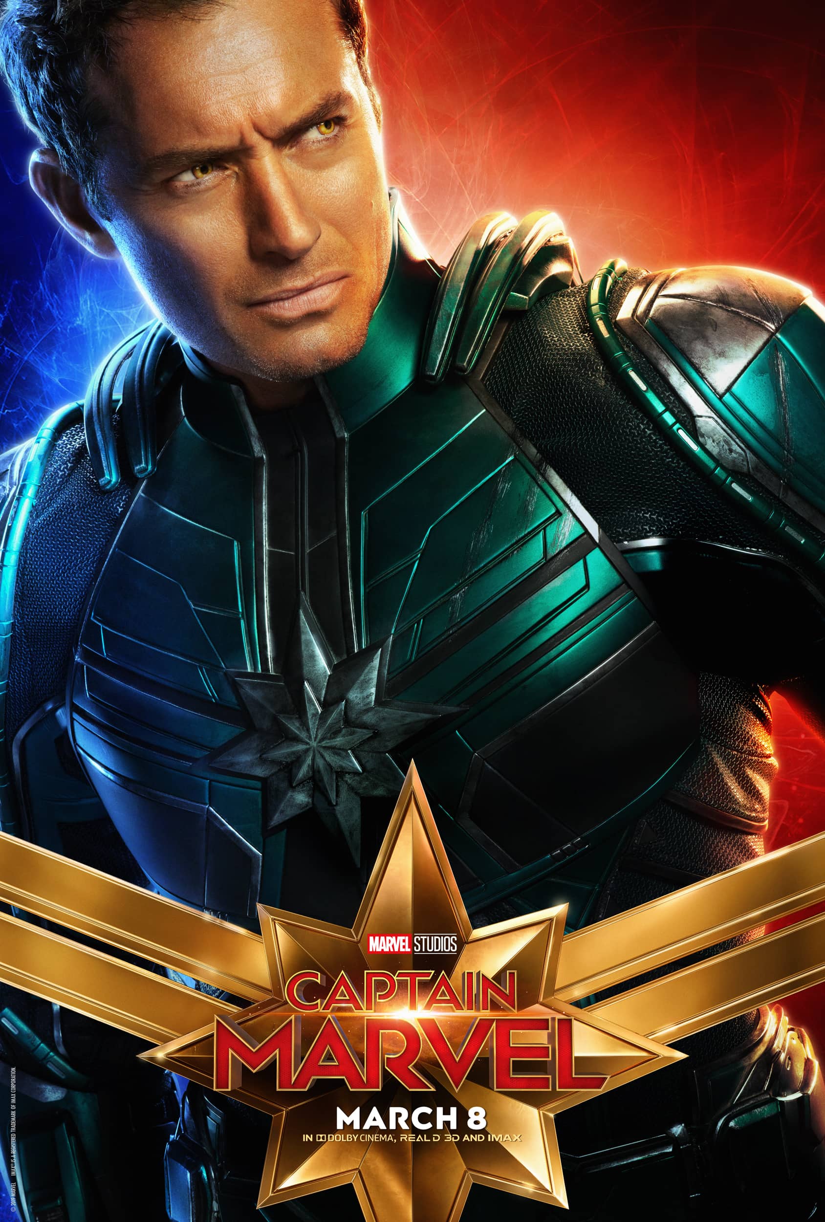 Captain Marvel Character Posters