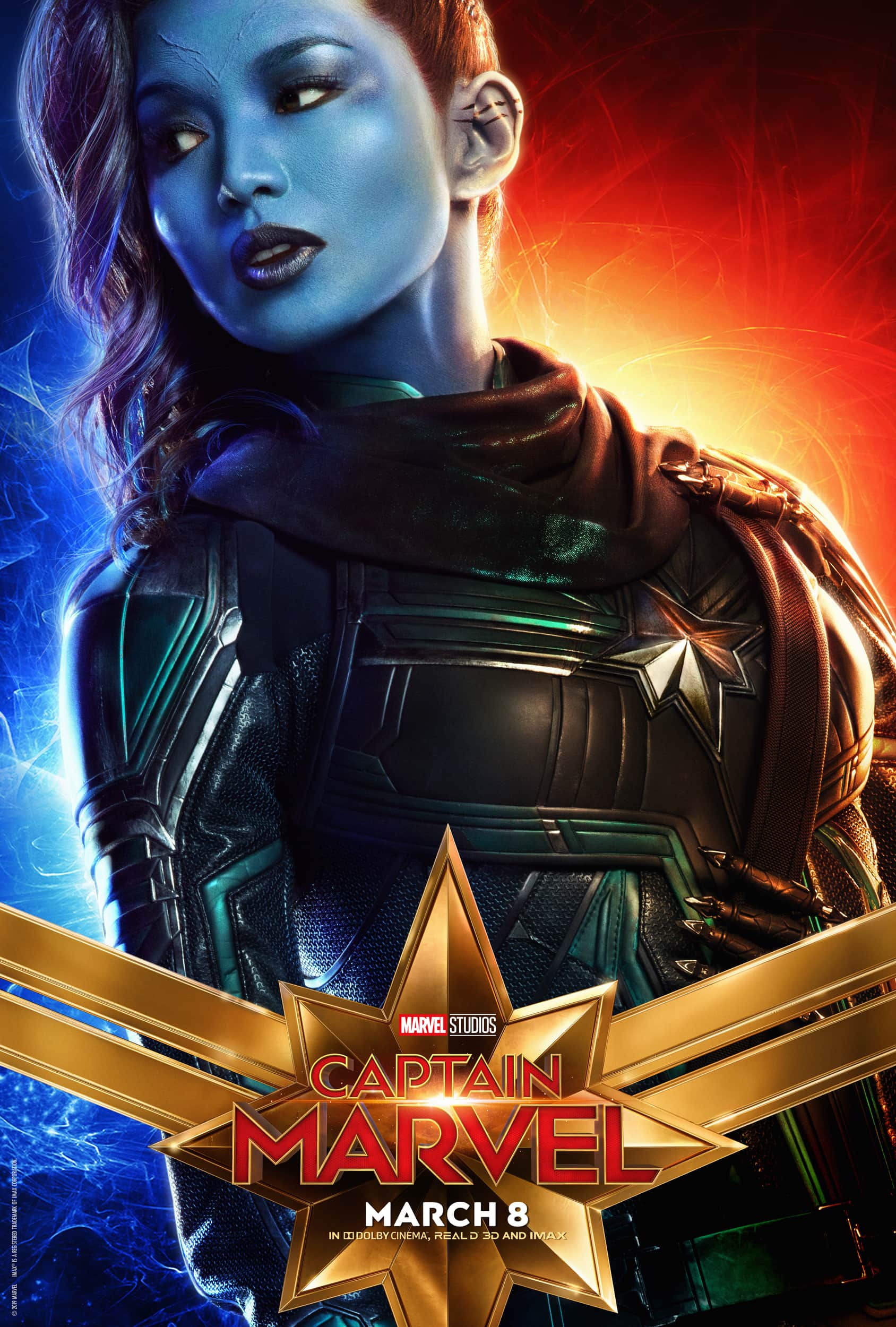 Captain Marvel Character Posters