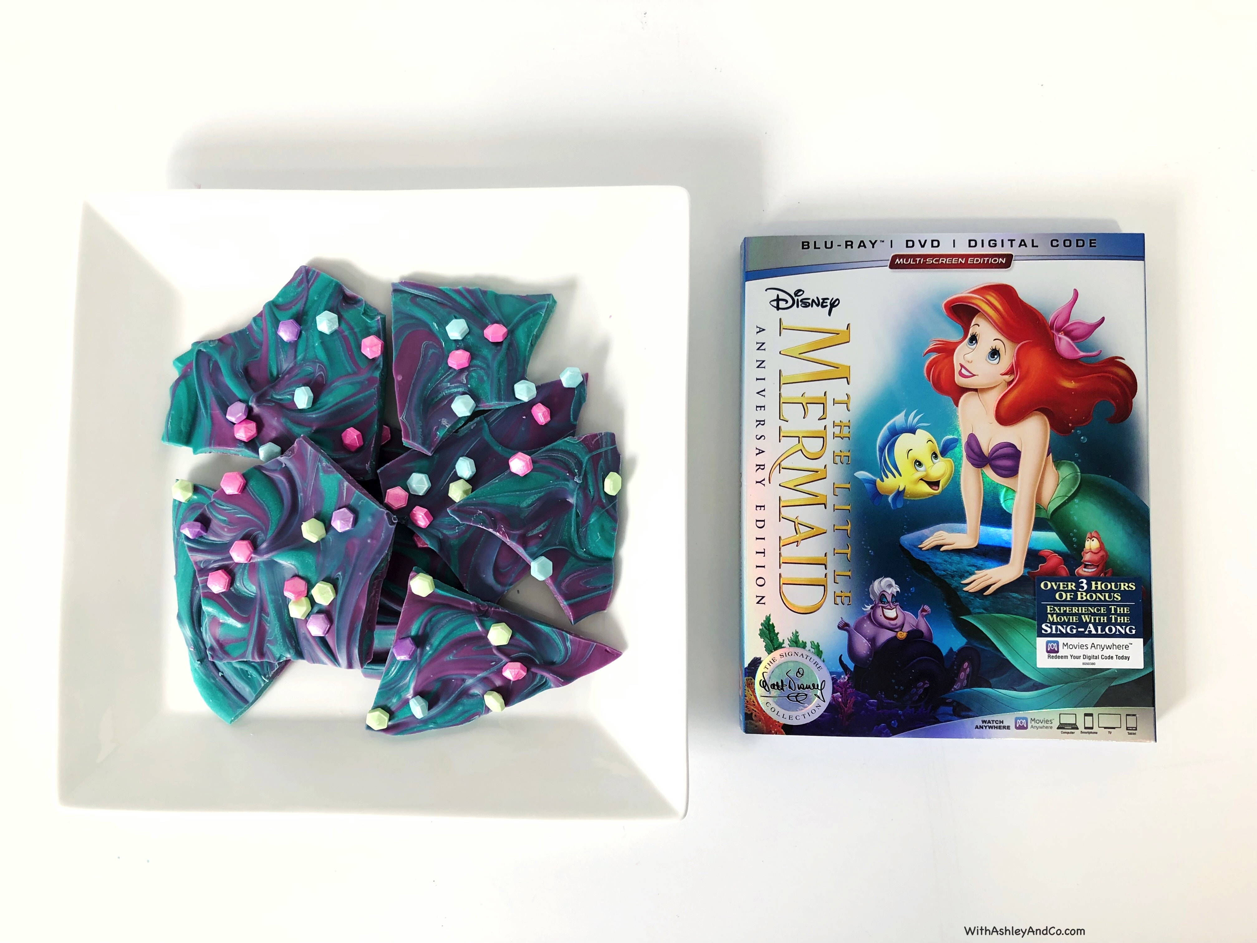 The Little Mermaid Candy Bark