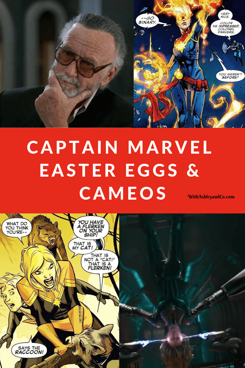 Captain Marvel Easter Eggs