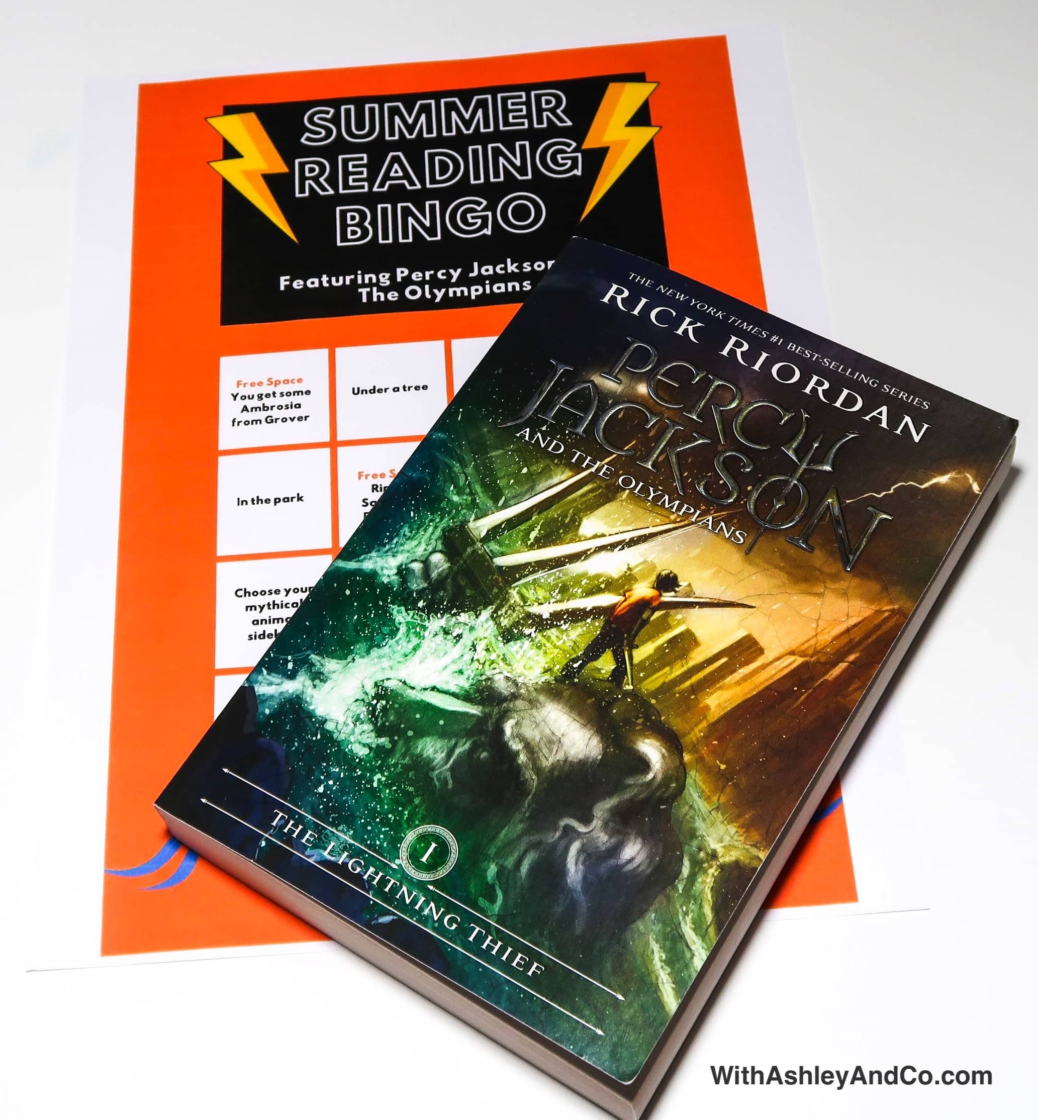 Percy Jackson and the Olympians, Summer Reading Bingo