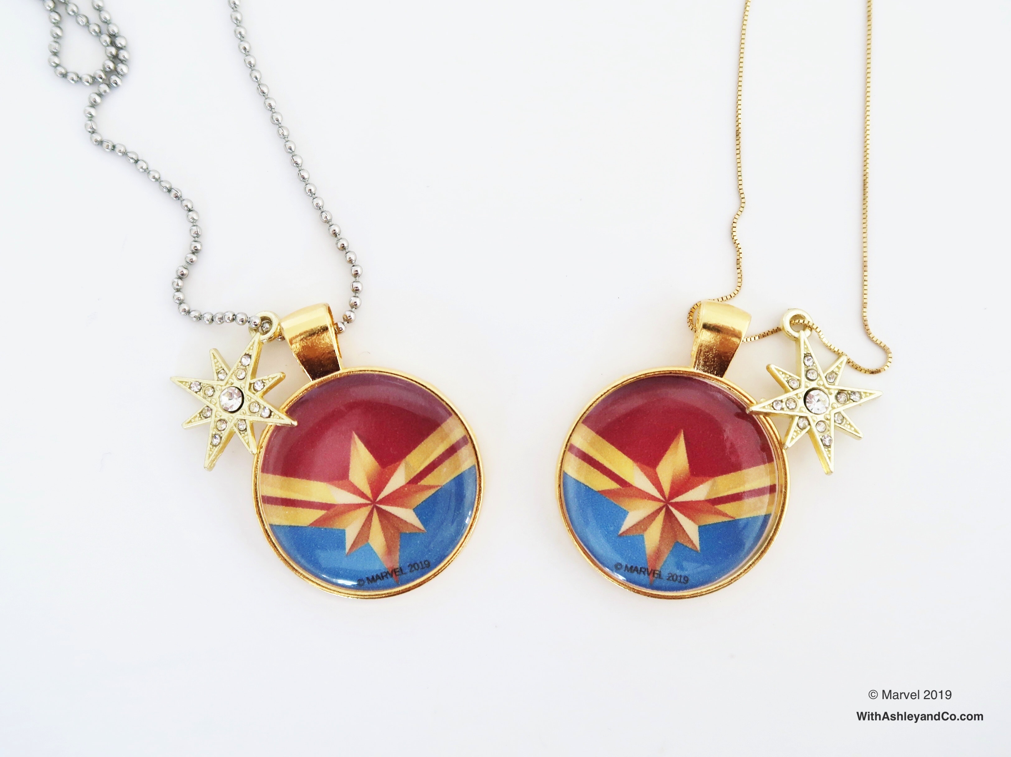 Captain Marvel Hala Star Necklace