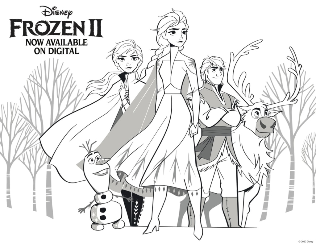 Free Frozen 2 Printable Activities!