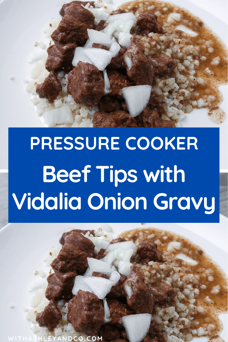 Beef Tips With Vidalia Onion Gravy Pin