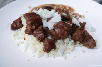 Beef Tips with Vidalia Onion Gravy