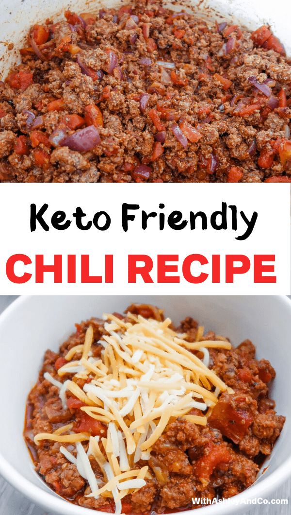 Keto Friendly Chili Recipe Pin