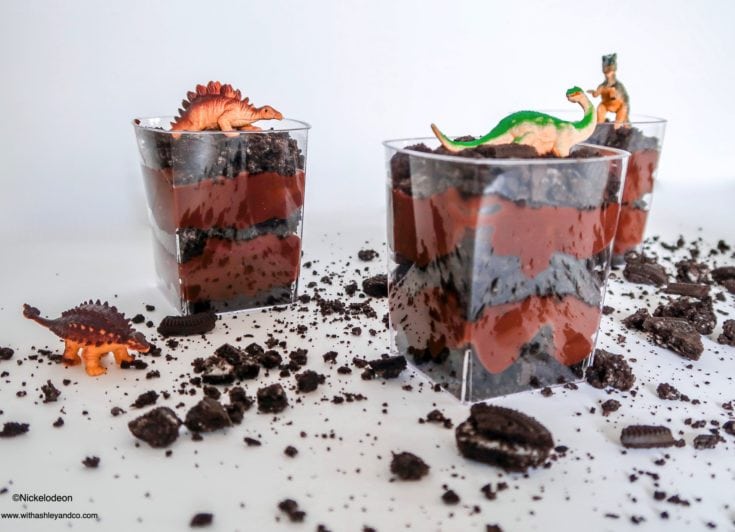 Dinosaur Dirt Cups Snack