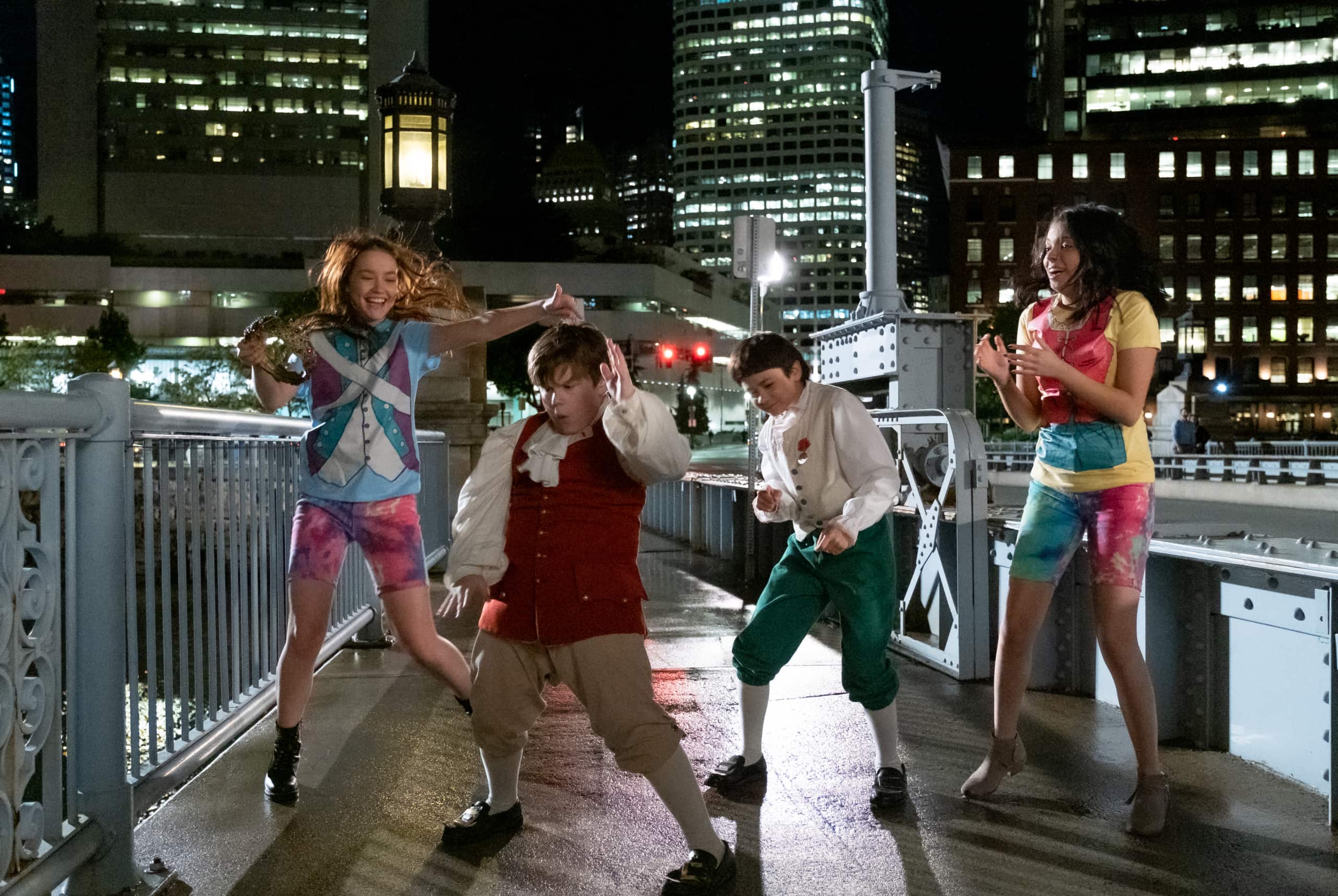 The Sleepover Bridge Scene