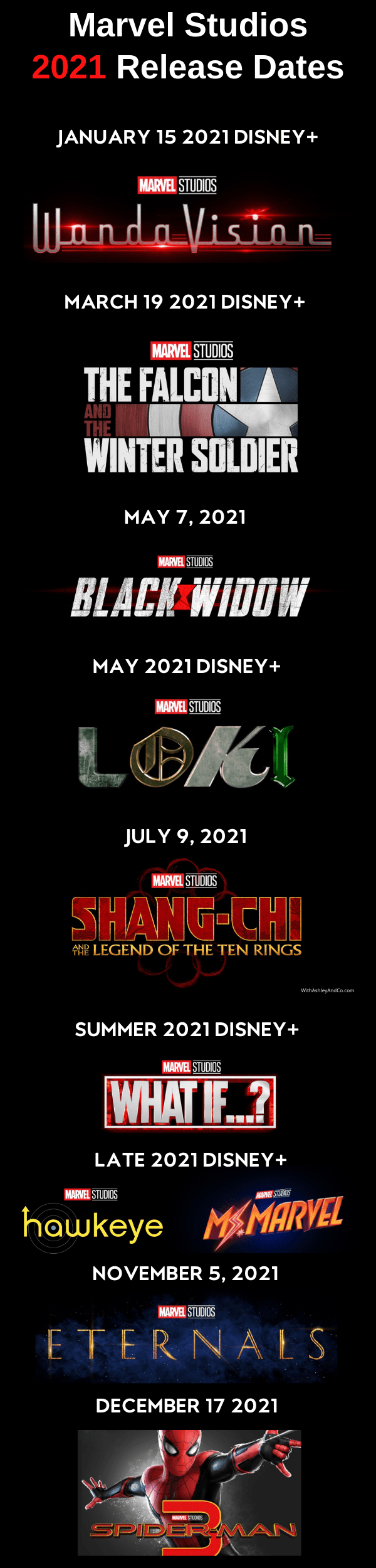 What Marvel Movies Will Be Released In 2021 - Upcoming movies with releasing dates from Marvel