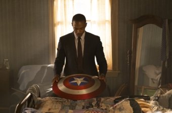 Falcon and Winter Soldier Episode 1 Easter Eggs Sam with Shield