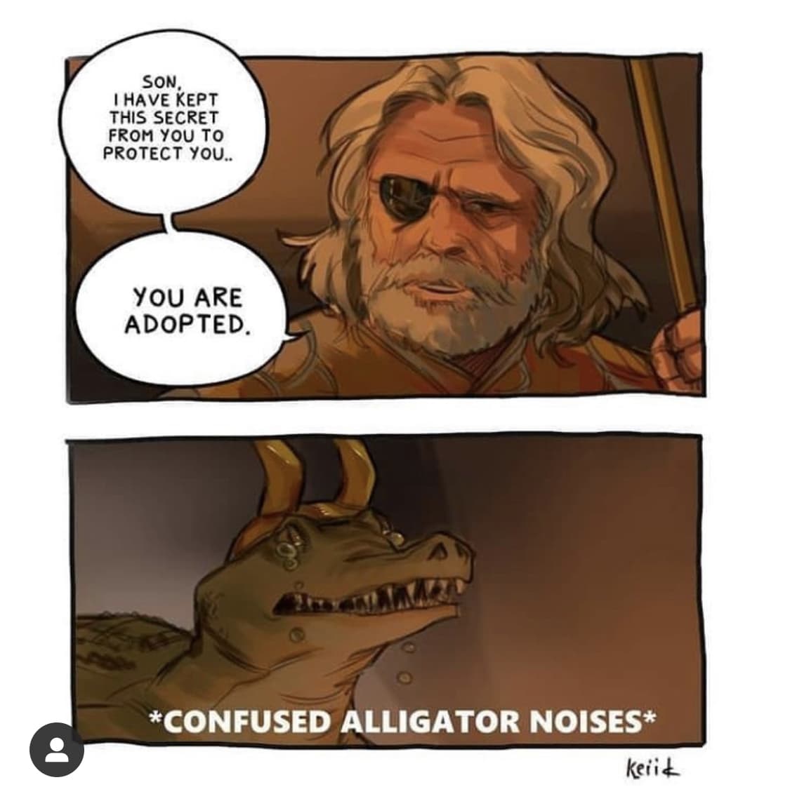 alligator loki meme