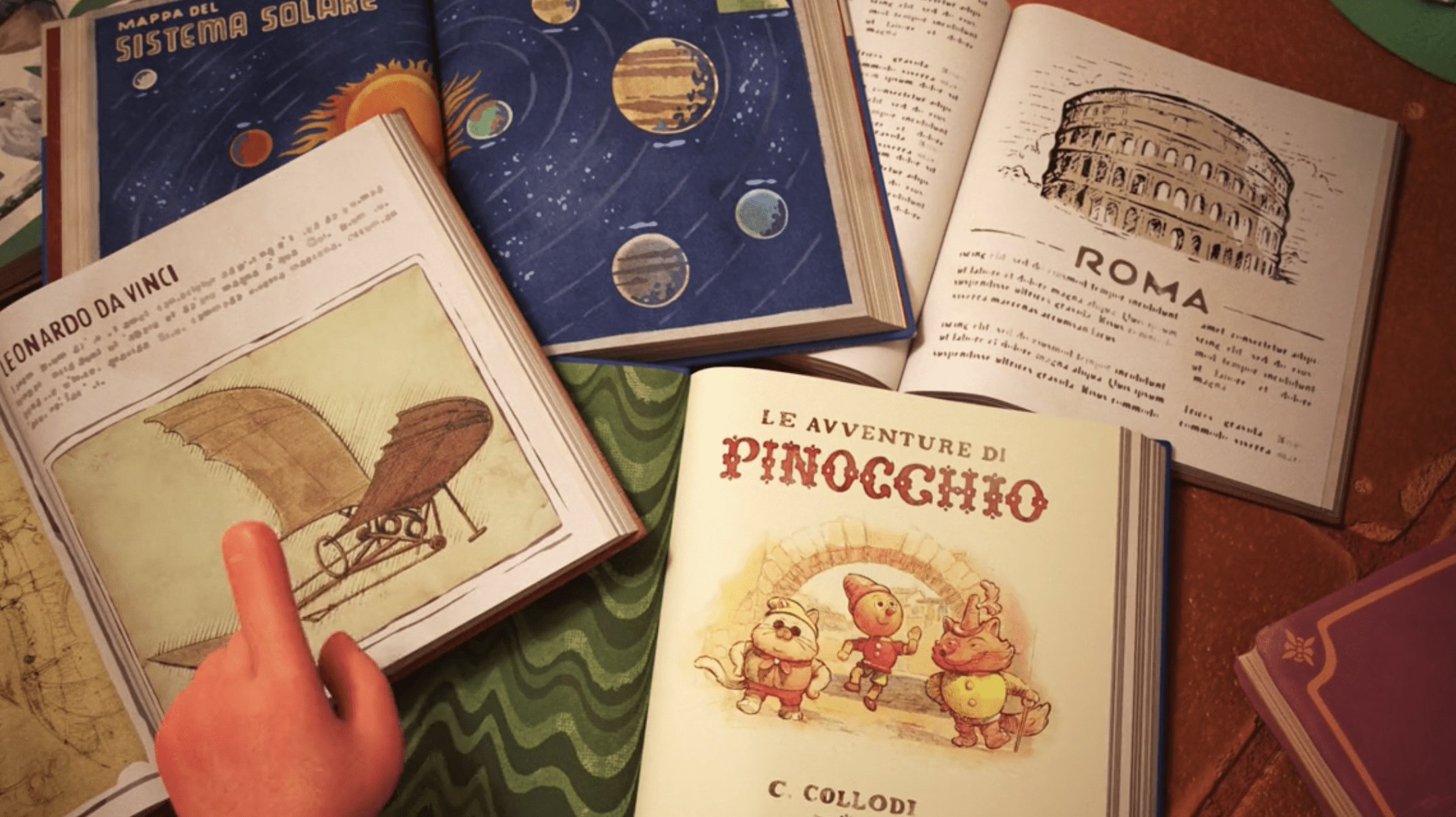 luca easter eggs Pinocchio