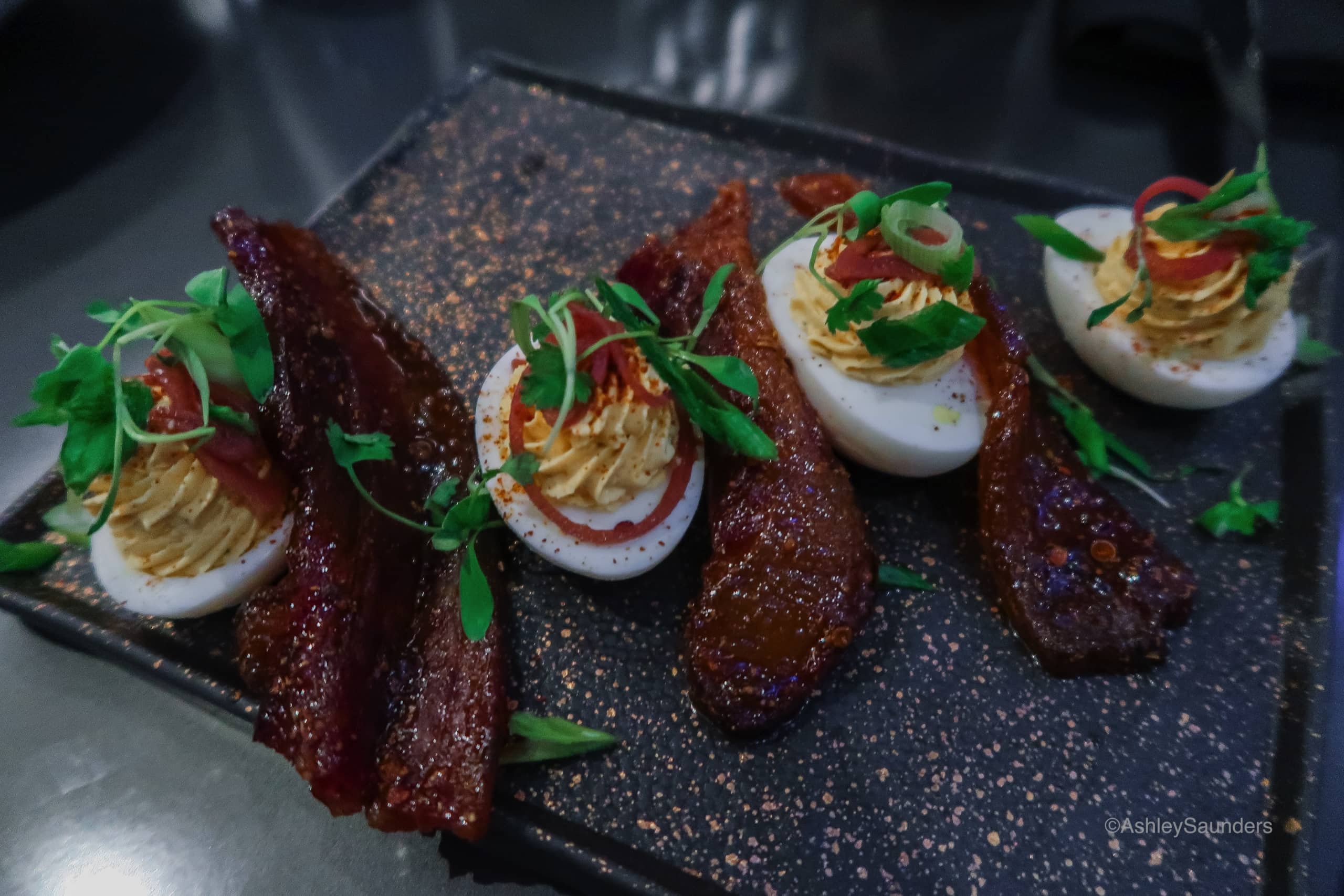 Space 220 astro deviled eggs