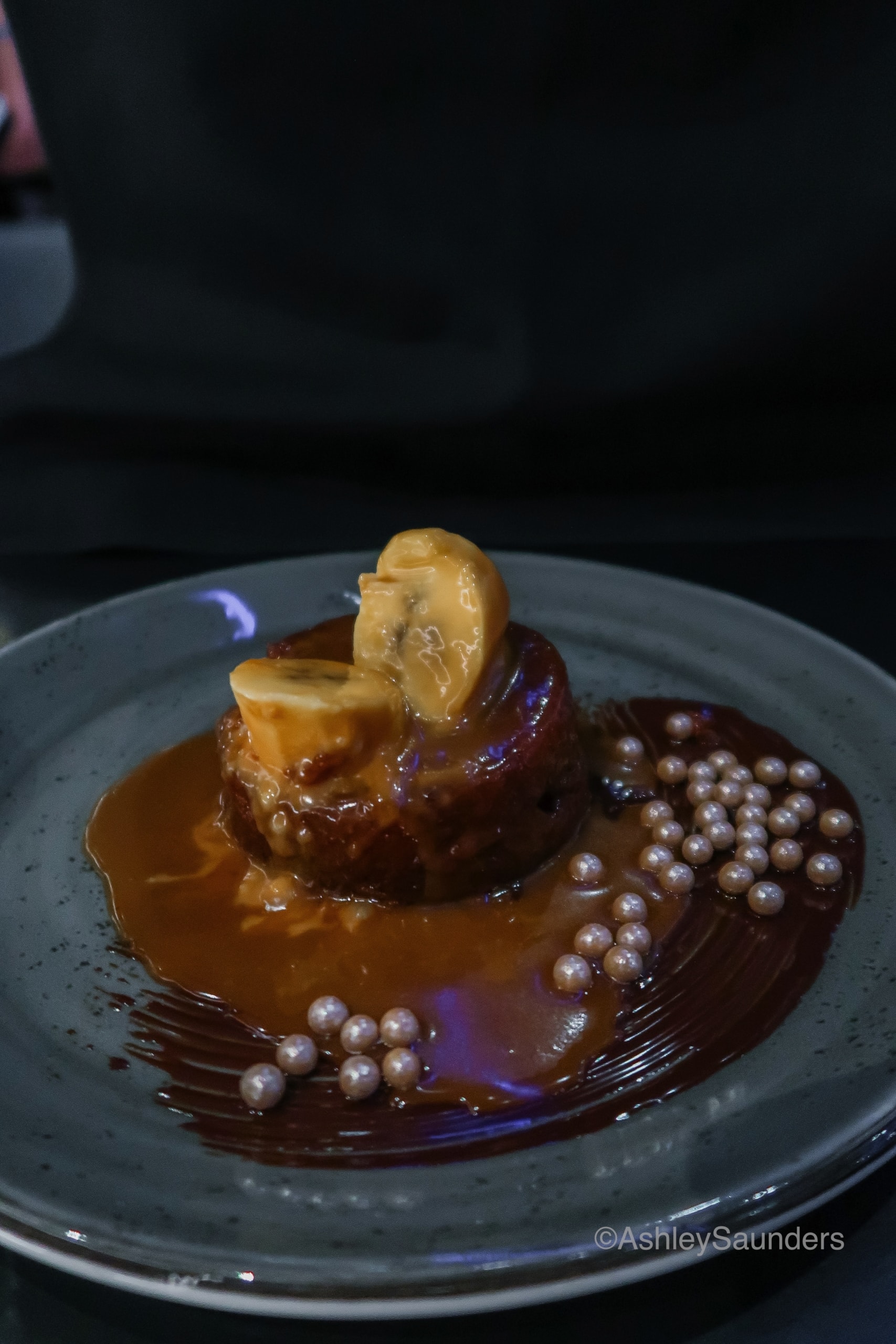Space 220 sticky toffee pudding cake