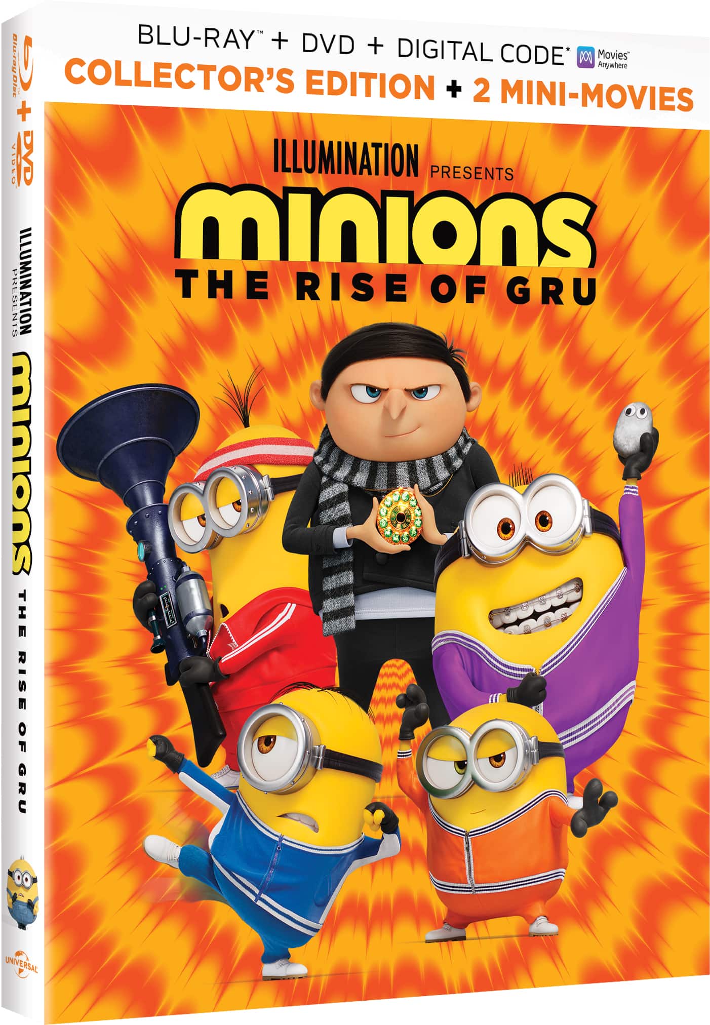 Minions The Rise of Gru Bonus Features Blu-ray