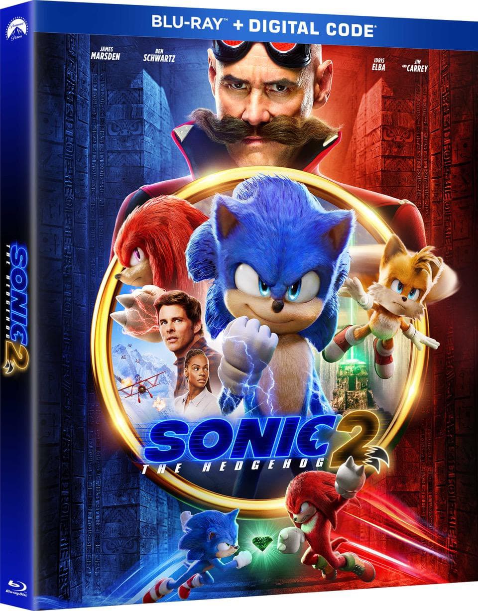 Sonic the Hedgehog 2 Bonus Features Blu-ray
