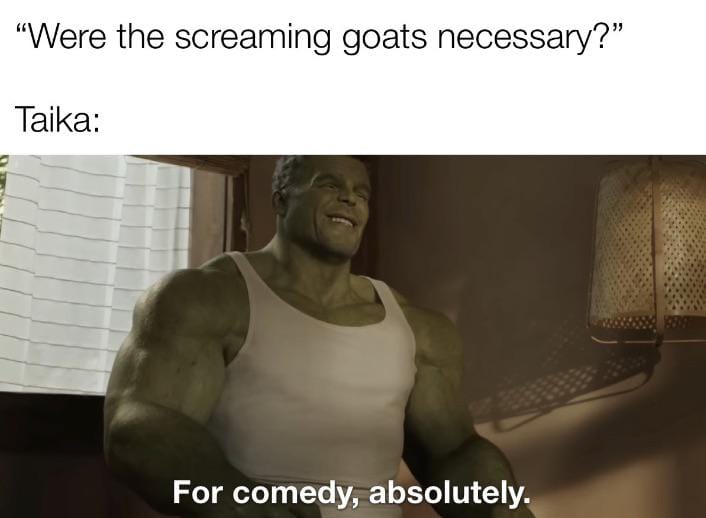 she-hulk memes thor goats
