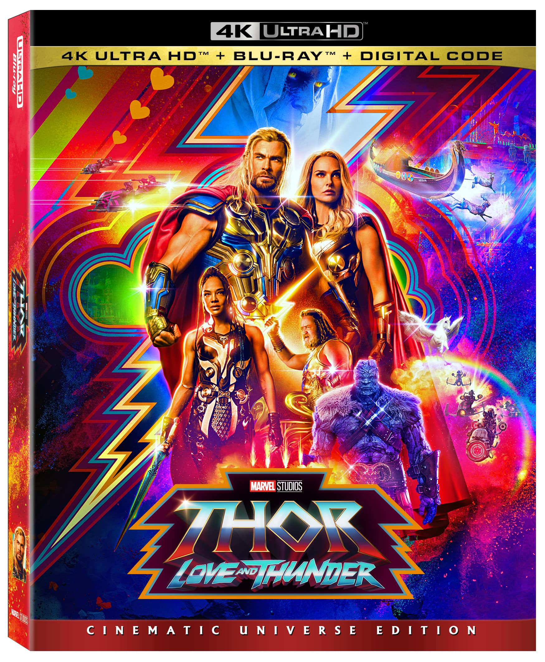 Thor Love and Thunder Bonus Features 4K Blu-ray
