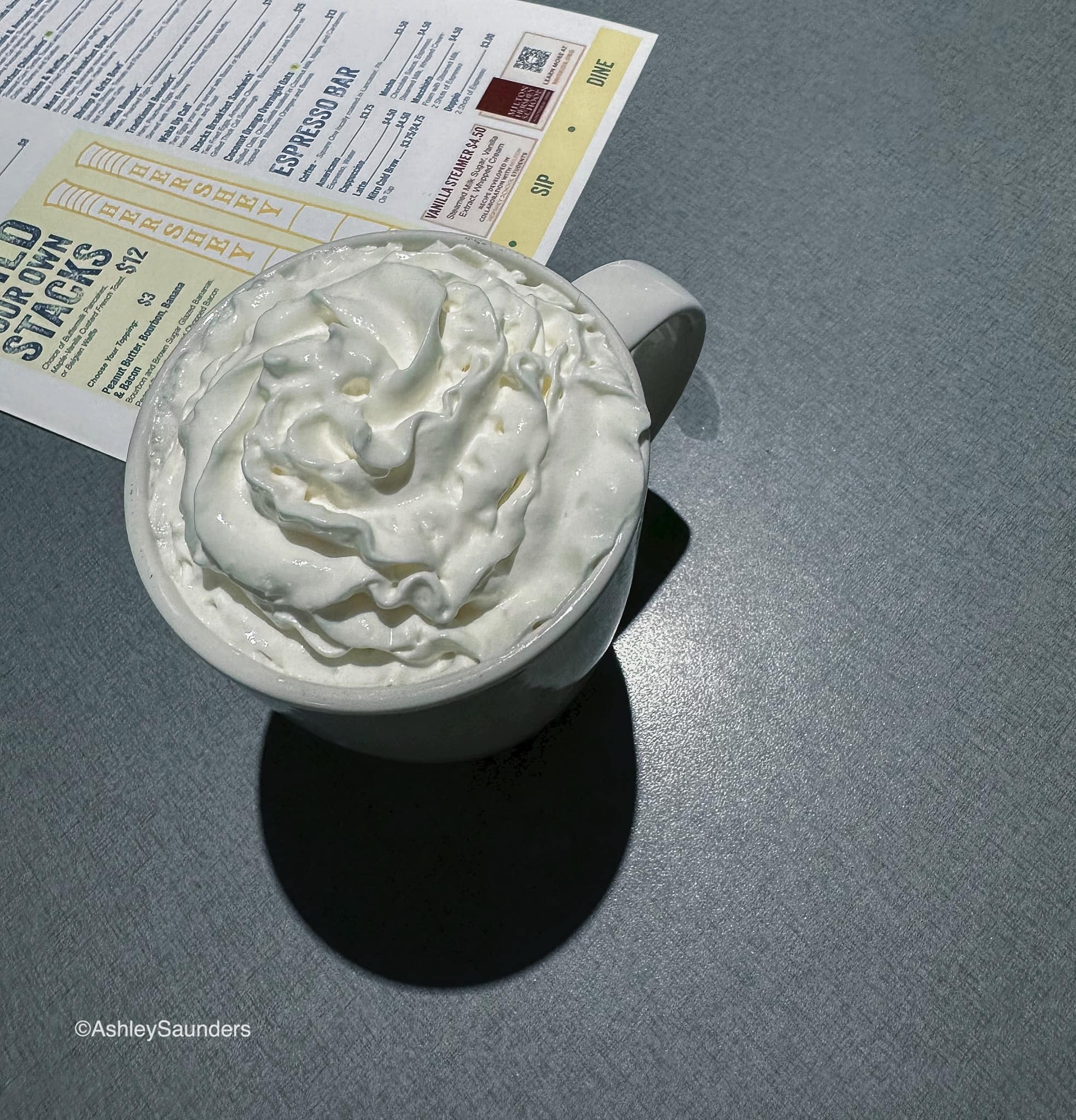 hershey stacks drink menu