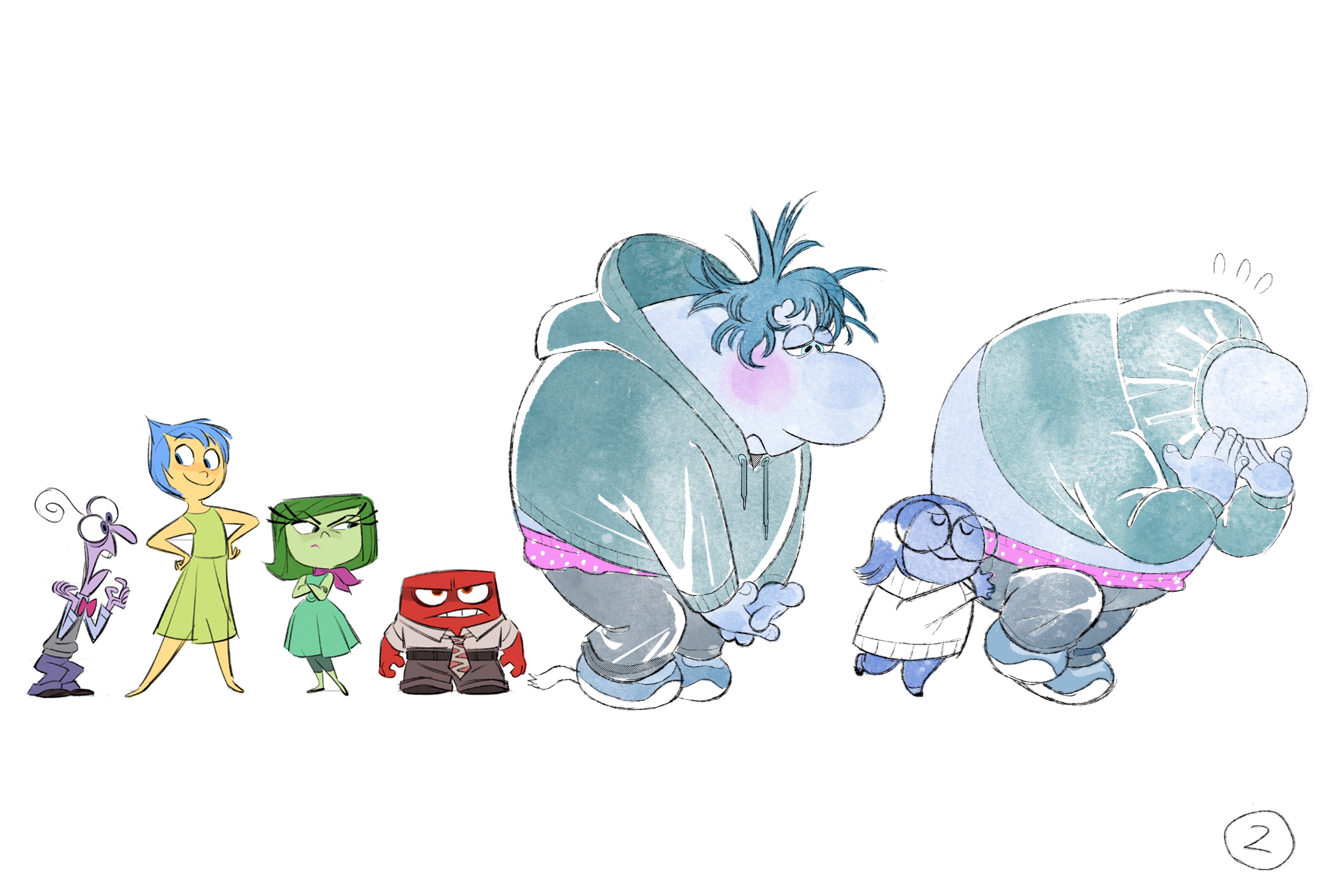 Inside Out Animation Process #inside out 2 – @theartofpixar on Tumblr