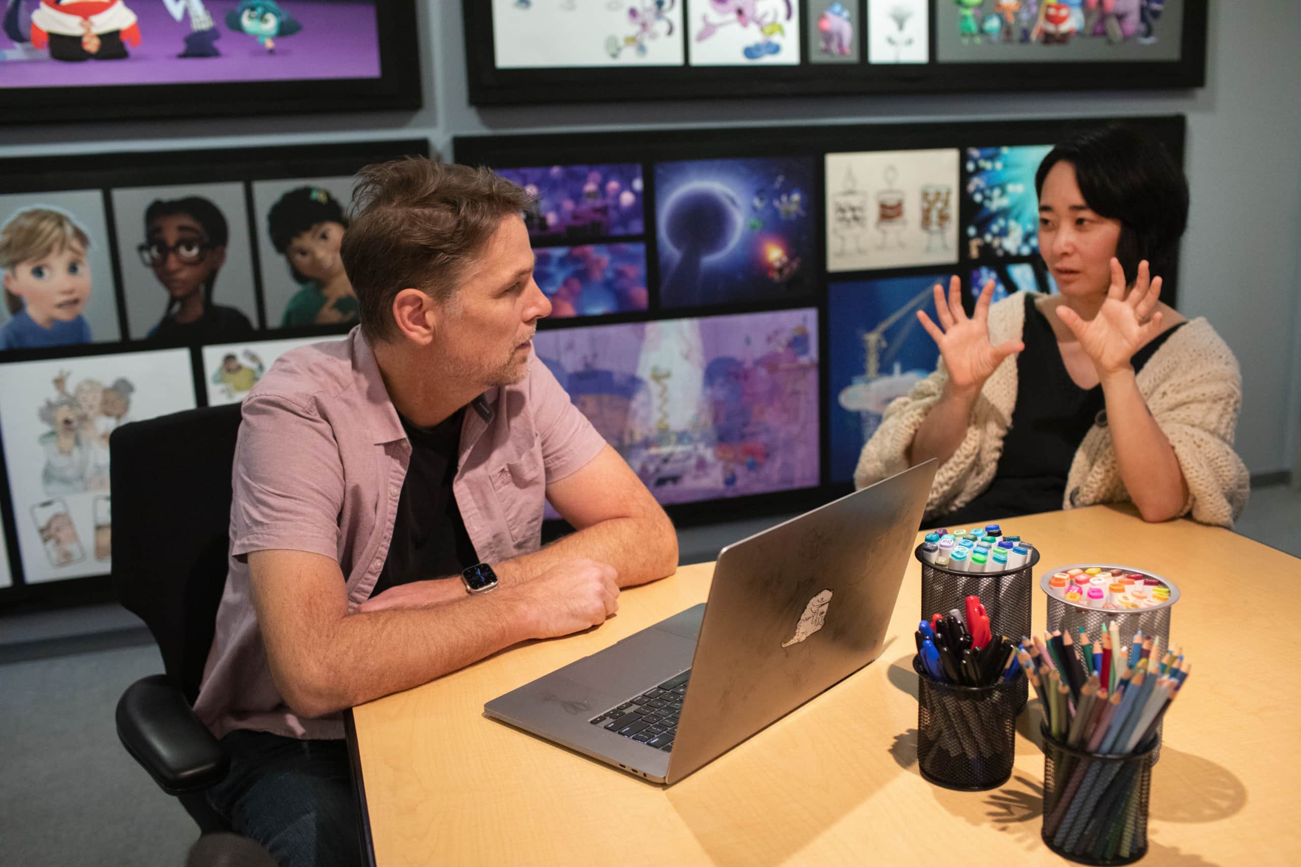 Jason Deamer and character designer Keiko Murayama
