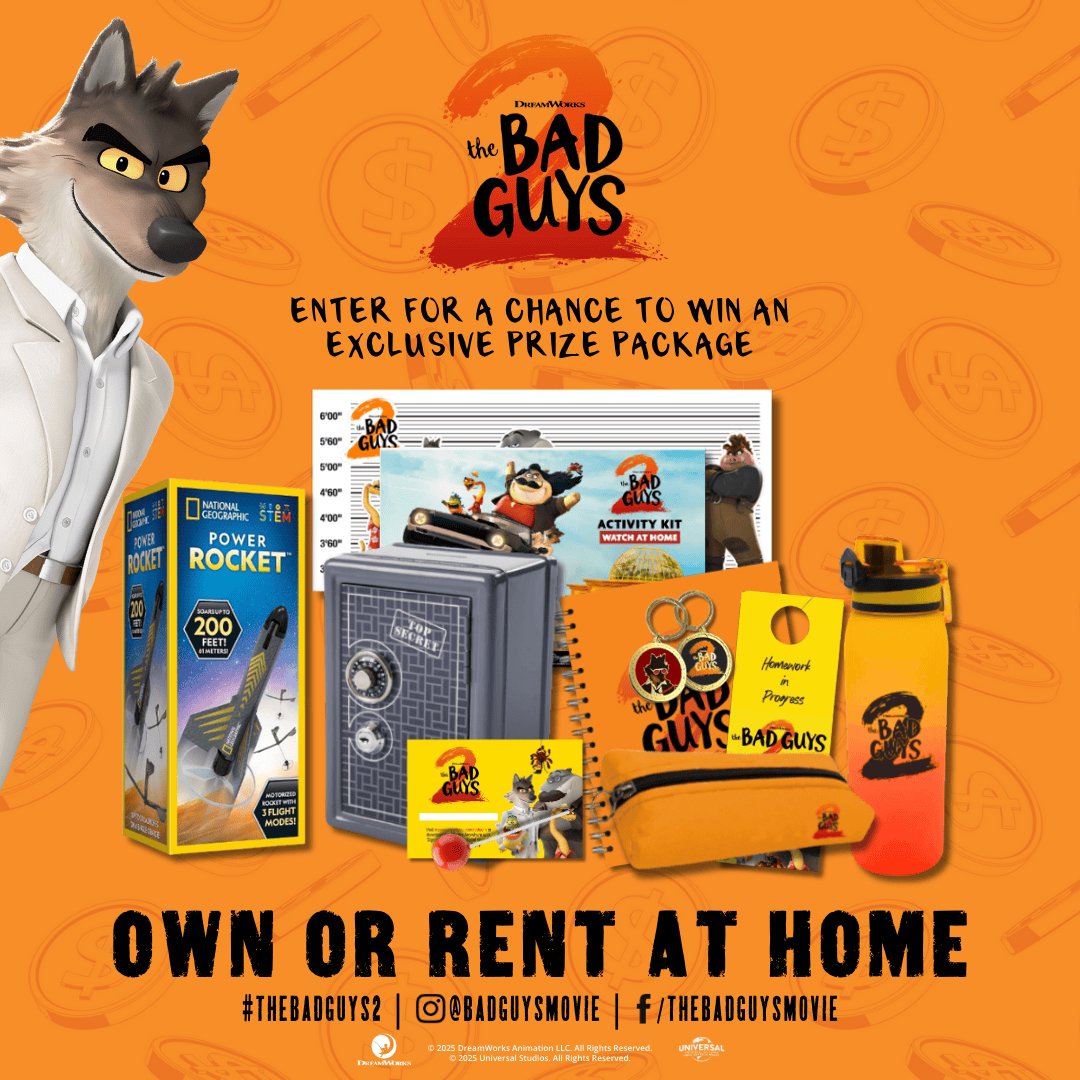 Bad Guys 2 Giveaway Prize Pack
